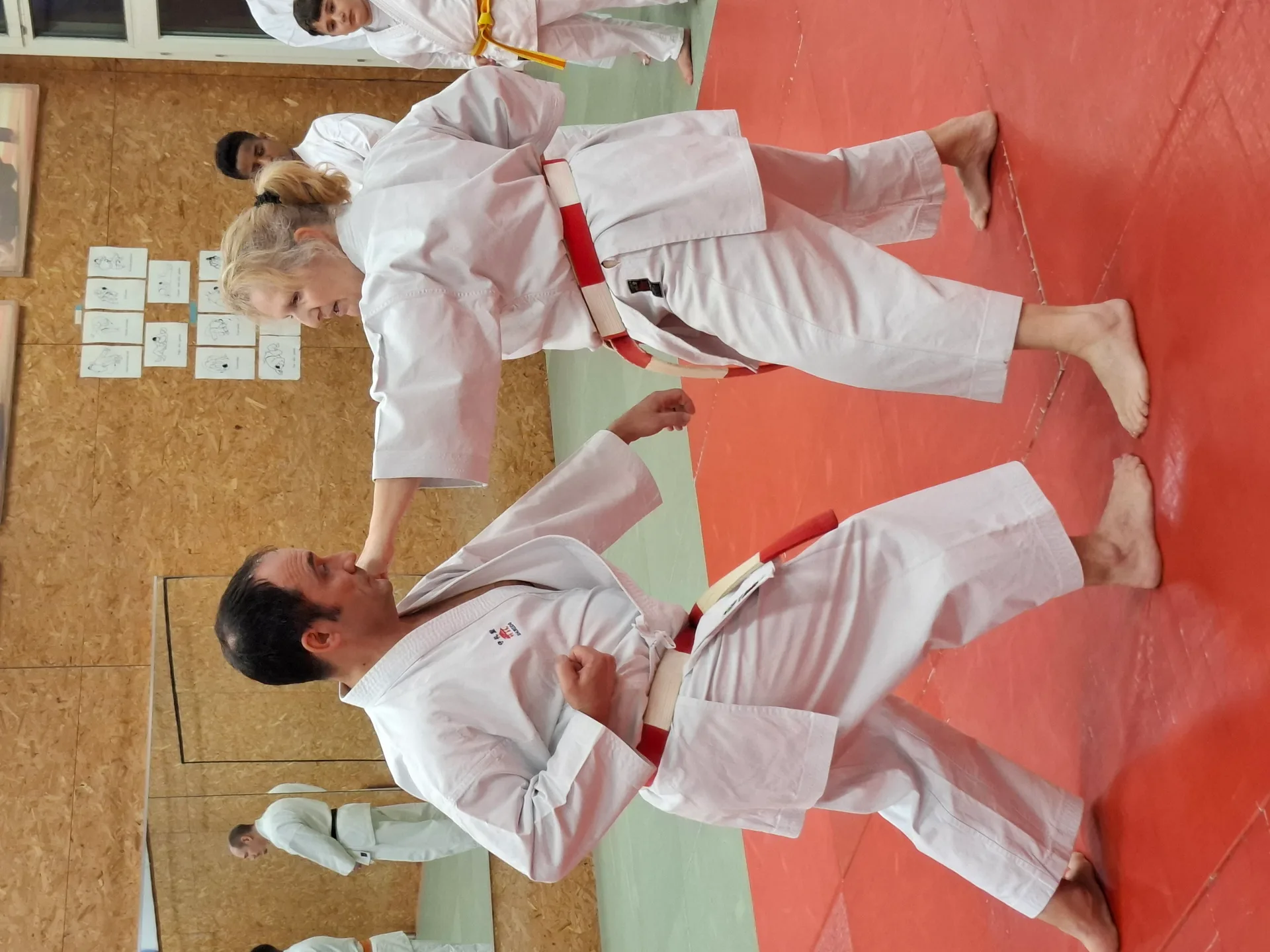 Entraînement avec Véronique & Christophe DeVido