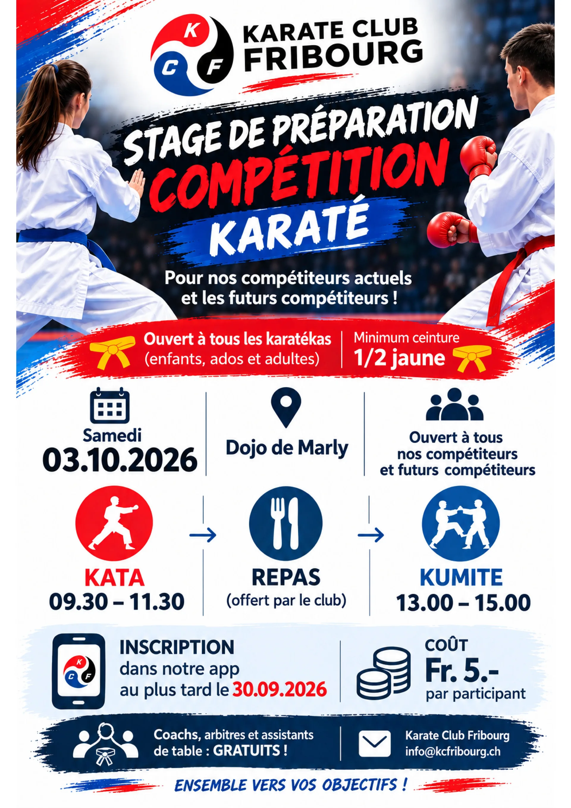 Stage de préparation compétitions