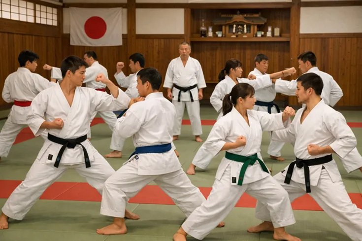 Karaté self-défense : préparation technique au dojo